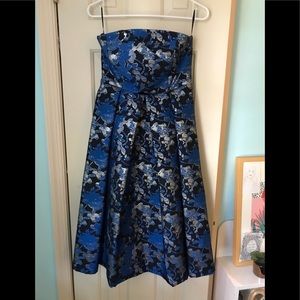 Topshop Strapless Formal Midi Dress